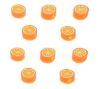 OSALADI Cuentas Sueltas de Arcilla Polimérica DIY Diseño de Fruta Naranja 200 Piezas para Manualidades Pulseras y Decoración de Joyas Accesorios Creativos para Bricolaje