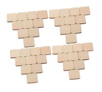 OSALADI de Madera sin Terminar 100 Piezas para Manualidades Tablones Blanco Decoraciones de Bricolaje Proyectos de Arte Fiestas Diy