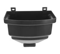 OSALADI Desviador de Bajante de Canalón de Lluvia en Pvc, Embudo Curvado 60x80 Mm para Sistema de Recolección de Agua de Lluvia, Conector para Canaletas, Accesorio para Drenaje Exterior