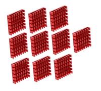 OSALADI Disipador de Calor de Aluminio 10 Piezas 25x25x5 Mm para Gpu CPU Led, Módulo Disipador Térmico, Resistente Oxidación, Enfriador para Componentes Electrónicos
