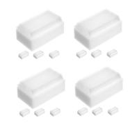 OSALADI Dispositivo De Entrenamiento Sensorial Pincel Enfocar Bath Pequeño Cepillo Wilbarger Cepillo Para Fregar Esponja 4 Piezas X 4