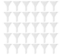 OSALADI Embudos Fácil Almacenamiento y Prevención de Derrames 100 de Plástico Transparente para Perfumes y Aceites para Añadir Agua Cosmética en Dispensadores