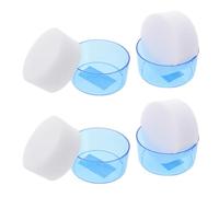 OSALADI Esponjas Humectantes para Dedos 4 Piezas 7,5 Cm Esponja para Contar Dinero Oficina Banco Fácil de Limpiar y Rellenar para Manejo de Billetes y Papel