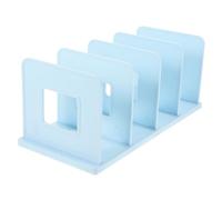 OSALADI Estante para Libros De Plástico Organizador De Escritorio para Libros Archivador Sujetalibros Exquisitos Organizador De Archivos para Lectura Sujetalibros De Estudio
