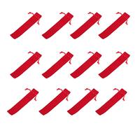 OSALADI Estuche Paquete de 20 Unidades para Bolígrafos y Lápices Cierre de Cordón de Terciopelo Rojo Diseño Clásico y Fácil de Organizar para Oficina y Escuela