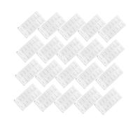 OSALADI Etiquetas Autoadhesivas para Botellas de Viaje 20 Hojas Pvc Impermeables Compactas para Evitar Confusiones en Cosméticos y Acondicionadores