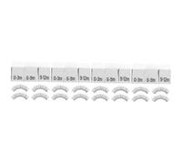 OSALADI Etiquetas Del Mes Del Bebé Ropa Coser Registro Para Artículos De Bebé Etiquetas Mensuales Infantiles Etiquetas Mensuales Para Recién Nacidos Poliéster 300 Piezas*4