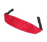 OSALADI Fajín de Satén Ajustable para Hombre, Cinturilla Formal Roja para Esmoquin, Accesorio de Boda y Fiestas, Diseño Clásico para Trajes y Pantalones de Esmoquin, 1 Pieza