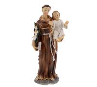OSALADI Figura Religiosa de Resina de Jesús Sosteniendo al Estatua Católica Decorativa para Hogar y Navidad Modelo Coleccionable Cristiano Obsequio Especial para Comunión y