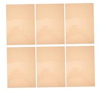 OSALADI Filtros De Luz De Gel Transparentes PVC para Iluminación Audiovisual, Educativo y Artístico, 6 Láminas Color Naranja Translúcido para Corrección y Mezcla De Color