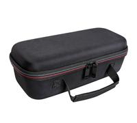 OSALADI Funda Protectora para Micrófono Portátil Estuche Antigolpes con Asa Ligero y Compacto para Viajes y Almacenamiento Compatible con Jbl Kmcu Negro