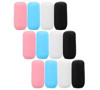 OSALADI Fundas de Silicona Diseño Simple y Flexible para Botellas de Viaje 12 Piezas Protectoras y Antidesbordamiento para Envases de Champú y Dispensadores