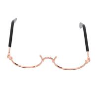 OSALADI Gafas De Muñeca Pequeño Montura De Gafas De Juguete Muñecas Mini Lentes Borde Alto Fragmentario Cable Chica Accesorios Nuestro Estilo Cumpleaños Rose Gold Planchar