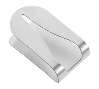 OSALADI Gancho Magnético para Toallas de Cocina, Colgador de Utensilios de Cocina, Acero Inoxidable, Plata, 8,50x5,00x2,50cm, Agarre Firme, Diseño Compacto, para Paños y Utensilios,