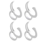 OSALADI Ganchos Ajustables Forma de S 4 Piezas Elásticos para Colgar Ropa Accesorios de Cocina y Baño Perchas Multifuncionales para Organización Hogar Oficina y Armarios