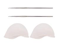 OSALADI Gorro de Silicona para Mechas Profesional, 2 Piezas Aguja Perforadora para Técnicas de Teñido y Resaltado