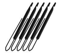 OSALADI Herramienta para Rastas de Doble Extremo 5 Piezas, Aguja de Crochet para Trenzas, Gancho de Cierre Cabello, Accesorio para Mantenimiento y Peinado de Rastas, Uso Profesional