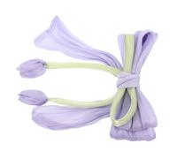 OSALADI Horquilla de Flores Accesorios para el Cabello Floral Horquilla con Lazo Pinza para el Pelo con Flor de tulipán Horquilla de Boda Diademas para el Pelo Pañuelo de Boda Poliéster