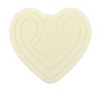 OSALADI Jabón Artesanal en Barra Forma de Corazón Ácido Hialurónico y Seda Natural, Jabón Hidratante para Piel Suave, Cuidado Corporal y Manos, Color Verde Claro, Uso Doméstico