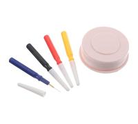 OSALADI Juego de 1 Bolígrafo Engrasador para Relojes Punta de Aguja, 4 Piezas de Plástico Duradero para Reparación y Lubricación de Relojes Automáticos, Kit Profesional para Relojero