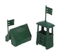 OSALADI Juego De 10 Realistic DIY Sandbox Toys For Architecture Models Miniature Landscape Decorations and Craft Simulation Accessories
