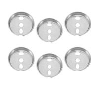 OSALADI Juego de Herrajes para Baño 6 Soportes para Toallero y Portarrollos, Accesorios de Repuesto en Acero Inoxidable Tornillos y Juntas, Montaje en Pared para Colgar Toallas