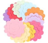 OSALADI Juego de Tiras de Papel de Colores para Origami Diy, Papel Plegable para Manualidades y Decoración Flores, Adecuado para Decoupage y Pintura