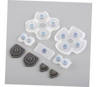 OSALADI Kit De Almohadillas Conductoras De Goma Para Controlador, Repuesto De Botonera Conductora, Compatible Mando Inalámbrico, Para Reparación y Sustitución, Color Negro