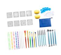 OSALADI Kit De Herramientas Para Pintar Herramientas Para Pintar Mandalas Kit De Plantillas Para Mandalas Kit De Para Mandalas Juego De Herramientas Para Puntear Kit De