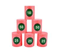 OSALADI Latas de Eva para Juego de Dardos 12 Piezas en Color Rojo, Material Eva, Fáciles de Almacenar, Ideales para Conexión Entre Padres E Hijos y Uso al Aire Libre