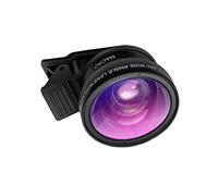 OSALADI Lente De Cámara Gran Angular y Macro para Teléfonos Móviles Diseño Sin Distorsión para Fotografía De Paisajes y Detalles Primer