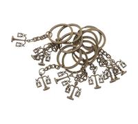 OSALADI Llaveros de Abogado 10 Piezas, Colgantes de Balanza de Justicia de Aleación Metálica en Color Cobre Antiguo, Accesorios para Llavero de Hombre y Mujer, Obsequio Legal