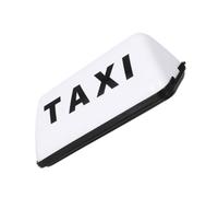 OSALADI Luz de taxi para coche LED blanco 12V, señal de taxi para techo de coche, letras visibles, instalación fácil, para taxi y vehículo de transporte público