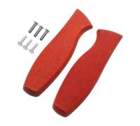 OSALADI Mango de Cuchillo de Chef de Madera Maciza, Agarre Curvo | Repuesto para Reparación de Cocina, Protección para Dedos, Incluye Tornillos, Veta Natural y Uso Diario