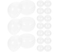 OSALADI Máquina expendedora vacía Redonda Transparente 20 Unidades 70 mm vacías máquinas de chicles pequeños contenedores Sorpresa para niños Regalo de Fiesta