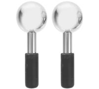 OSALADI Masajeador Facial Producción de Colágeno de Globos de de Acero Inoxidable 2piezas y Es Amigable Color Aleatorio para Cuello y Cuerpo