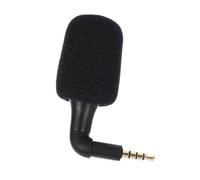 OSALADI Micrófono Miniatura para Teléfonos Tabletas y Computadoras Grabación De Video y Audio Sonido De Alta Definición Compatible con Song y Dispositivos Electrónicos Color Negro