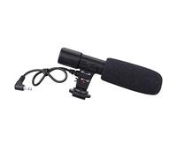 OSALADI Micrófono para Entrevistas Compatible con Cámara y Camcorder Alta Sensibilidad Sonido Estéreo Nítido Cable y Soporte Estándar para Grabación y Streaming