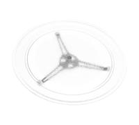 OSALADI Microwave Glass Turntable Tray Replacement Heat-resistant Glass Plate With Silent Smooth Rotation And Tray Support For Even Cooking