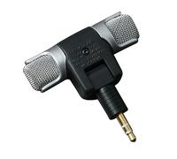 OSALADI Mini Micrófono Estéreo de 3 5 Mm para Computadora Portátil Micrófono para Computadora Portátil Canal Izquierdo Y Derecho Grabación Estéreo Mecanismo de hacia Arriba