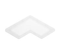 OSALADI Molde de Cemento para Adoquines de Hormigón Decorativos L Tipo Antideslizante 35x15x6,1 Cm Reutilizable para Pavimento de Jardín, Patio y Caminos Exteriores de Paisajismo