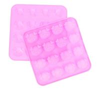 OSALADI Molde de Silicona en Forma de Cabeza de Cerdito Antiadherente Olor para Hornear 16 Cavidades Adecuado para Repostería y Decoración de Pasteles para Repostería y Decoración de