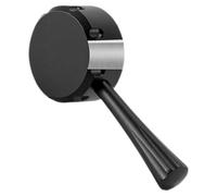 OSALADI Palanca de Vapor Metálica de Aleación de Aluminio para Cafetera Perilla Giratoria de Repuesto Negra Compatible Pomo para Palanca de Espuma Pieza para Máquina de Café Doméstica