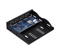 OSALADI Panel Frontal USB Puertos Soporte para Concentrador De Conectores Accesorio para Computadora Bahía De Disquetera