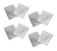 OSALADI Paneles de Techo Corrugados de Aluminio Material Metálico Ligero y Resistente Paquete de 8 Piezas para Casas en Miniatura Adecuado para DIY y Dioramas