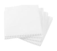 OSALADI Paños de Limpieza para Joyas 100 Unidades 8x8 Cm Gamuza para Pulir Plata y Eliminar Oxidación, Paño Limpiador Multifuncional para Gafas y Accesorios de Joyería