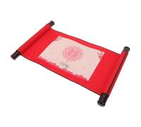OSALADI Papel Decorativo para Bodas con y Bolsa Escritura de Votos Matrimoniales Diseño Chino para Ceremonias y Promesas Importantes