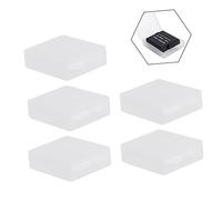 OSALADI Paquete De 5 Batería Portátil De Camara Recipiente Transparente Cajas Organizadoras Cámara Caja De Almacenaje