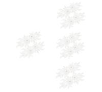 OSALADI Parches Decorativos De Flores Reemplazables Apliques Para Ropa Parches De Encaje Para Abrigos Decoración Diy Para Ropa Bolsos Y Sombreros 2 Piezas X 4