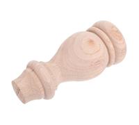 OSALADI Patas de Mesa Redondas de Madera Maciza 6X15 CM Estilo Francés para Sofá y Muebles Piezas de Decoración Robustas y Compatibles para Sala y Comedor